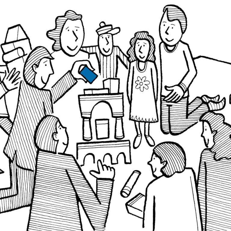 Illustration: Ein Baustein löst das Problem.